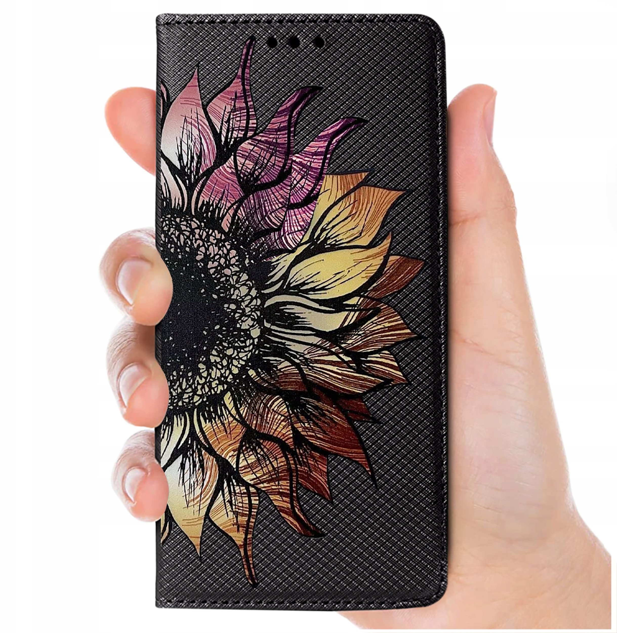 Etui do Xiaomi Redmi 13 4G MAGNET WZORY CASE PORTFEL + SZKŁO 9H