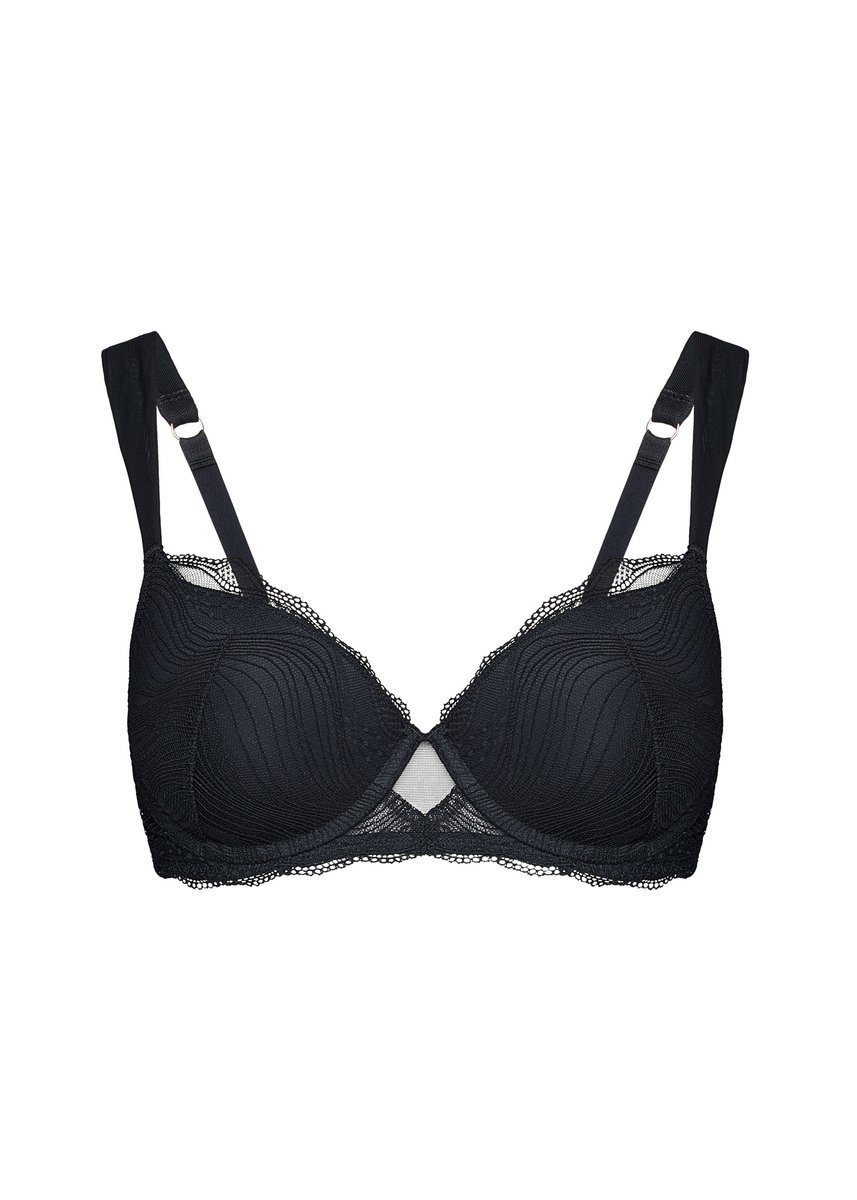Biustonosz push-up CELEBRISY Esotiq czarny 70E