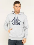 Bluzy męskie - Kappa Bluza 705322 Szary Regular Fit - miniaturka - grafika 1