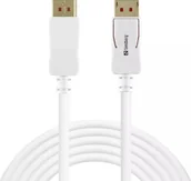 Kable komputerowe i do monitorów - Kabel Sandberg DisplayPort - DisplayPort 2m biały 509-15 - miniaturka - grafika 1