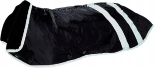 Hunter 41534 Hundemantel Safety 46, Mit Refl.Streifen, Schwarz - Ubranka dla psów - miniaturka - grafika 1