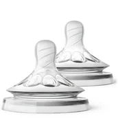 Butelki dla niemowląt - Philips Avent Natural smoczek SCF041/27 0 m+ 2 sztuki - miniaturka - grafika 1