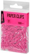 Spinacze i klipsy do papieru - Spinacze Berlingo do papieru 100 sztuk różowe - miniaturka - grafika 1