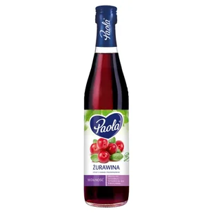 Paola SYROP DOMOWY ŻURAWINA 430ML 0,43 L - Syropy i koncentraty owocowe - miniaturka - grafika 1