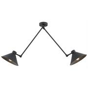 Lampy sufitowe - Argon Lampa wisząca 2x15W LED E27 ALTEA 862 czarna - miniaturka - grafika 1