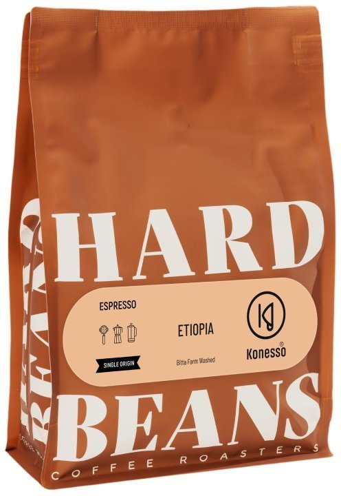 Kawa ziarnista Hard Beans Etiopia Bitta Farm Espresso - KONESSO 1kg