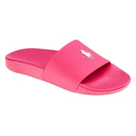 Klapki i japonki damskie - Damskie Klapki POLO RALPH LAUREN TPU/EVA-POLO SLIDE-SN-SLI 809892945003 – Różowy - miniaturka - grafika 1