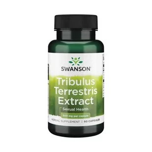 Tribulus Terrestris Extract - Buzdyganek naziemny 500 mg 60 kaps. (Swanson) - Suplementy naturalne - miniaturka - grafika 1