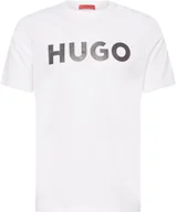 Koszulki męskie - Bawełniana koszulka męska Hugo męski T-shirt sportowy z krótkim rękawem r.L - miniaturka - grafika 1