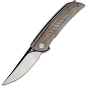 Scyzoryki - Bestech SWIFT D2, Satin+Black, Beżowa Micarta BG30C-2 - miniaturka - grafika 1