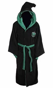 Harry Potter wszystkie domki dorośli polar kaptur szlafrok kąpielowy (One Size), czarny, jeden rozmiar 124020501 - Szlafroki męskie - miniaturka - grafika 1