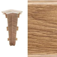 Listwy przypodłogowe - Arbiton Narożnik wewnętrzny do listwy INDO (1 sztuka) dąb sklany - miniaturka - grafika 1