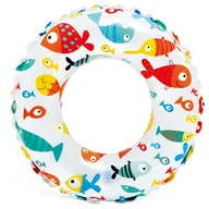 Materace dmuchane i koła do pływania - Kółko Koło Do Pływania plażowe Rybki 51cm Intex - miniaturka - grafika 1