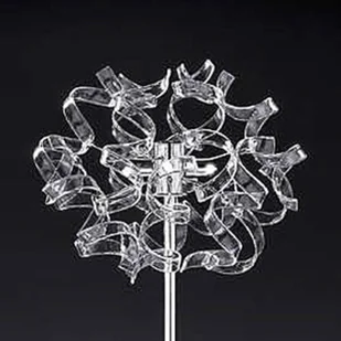 Metallux Lampa podłogowa Crystal ze zdobioną końcówką - Lampy stojące - miniaturka - grafika 2