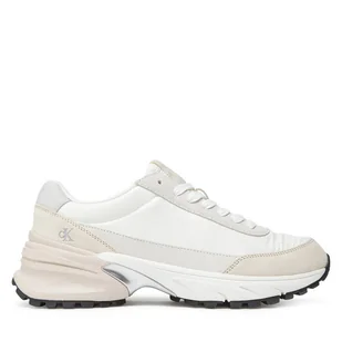Sneakersy Calvin Klein Jeans Hike Runner Mg Nylon Perl YW0YW01963 Biały - Sneakersy damskie - miniaturka - grafika 1