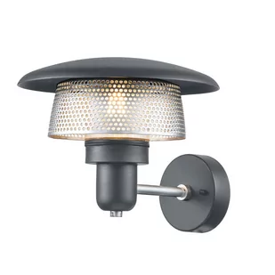 Lampa ścienna zewnętrzna szara E27 40W Saturne Elstead - Lampy ogrodowe - miniaturka - grafika 1