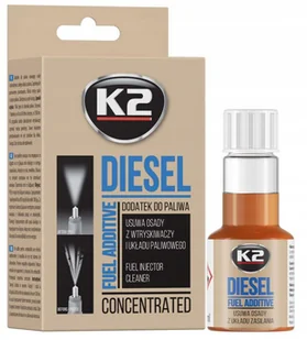 K2 Diesel Do Czyszczenia Wtryskiwaczy Diesla 50ML - Dodatki do paliw - miniaturka - grafika 1