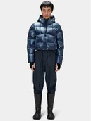 Kurtki damskie - Rains Kurtka zimowa 15150 Niebieski Regular Fit - miniaturka - grafika 1