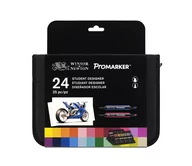 Kredki, ołówki, pastele i pisaki - Zestaw ProMarker, 24 kolory, Winsor&Newton - miniaturka - grafika 1