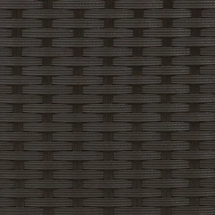 2-osobowa sofa ogrodowa z daszkiem i podnóżkami, czarna, rattan PE Lumarko! - Sofy ogrodowe - miniaturka - grafika 11