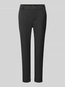 Spodnie damskie - Spodnie materiałowe o luźnym kroju z zaznaczonym rozporkiem model ‘MAYA’ - miniaturka - grafika 1