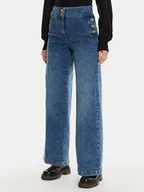 Spodnie damskie - Silvian Heach Jeansy Galta GPA24261JE Niebieski Wide Leg - miniaturka - grafika 1