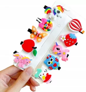 edibazzar, Kolorowe wsuwki zestaw spinek do włosów dziecięce, 10 szt. - Ozdoby do włosów - miniaturka - grafika 1