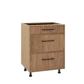 Meble kuchenne - Asti Szafka Dolna Ds-60-2W-1N_Blum Fornir - miniaturka - grafika 1