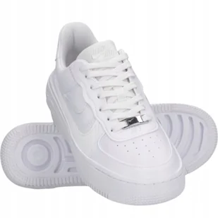 Damskie buty sportowe Nike Air Force 1 Plt.af.orm r.42,5 białe skórzane - Buty sportowe damskie - miniaturka - grafika 1