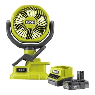 Wentylator Wentylator RYOBI RCF18-0 + Akumulator RYOBI ONE+ RC18120-120 2Ah 18V + ładowarka - Wentylatory - miniaturka - grafika 1