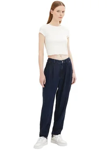 Tom Tailor Dżinsy - Tapered fit - w kolorze granatowym - Spodenki damskie - miniaturka - grafika 1