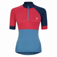 Koszulki sportowe damskie - Damska koszulka kolarska Dare 2b Compassion III Jrsy Rozmiar: XL / Kolor: niebieski/czerwony - miniaturka - grafika 1