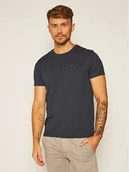 Koszulki męskie - Tommy Hilfiger T-Shirt 2S87904671 Granatowy Regular Fit - miniaturka - grafika 1