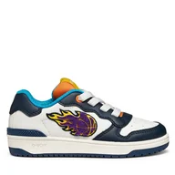 Buty dla chłopców - Sneakersy Geox J Washiba J56LQB 000BC C0899 M Biały - miniaturka - grafika 1