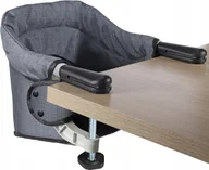 Krzesełka do karmienia - Krzesełko Toogel Hook-on Seat Szare Składane Przenośne Do Stołu - miniaturka - grafika 1