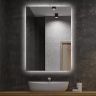 Lustra - Lustro LED Podświetlane Łazienkowe Glamour 80x60 - miniaturka - grafika 1