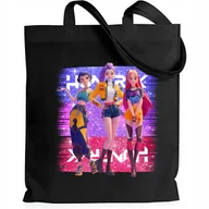 Torby i wózki na zakupy - Torba Czarna EKO HUNTIRX Prezent Na Mikołajki Pod Choinkę Święta - miniaturka - grafika 1