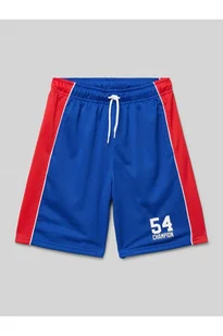 Szorty z dzianiny dresowej o kroju regular fit z nadrukiem z logo - Champion - Spodnie sportowe damskie - miniaturka - grafika 1