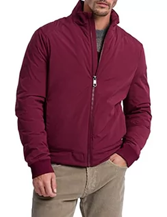 Bluzy męskie - Pierre Cardin Męska bluza Blouson, Tawny Port, XXL - grafika 1