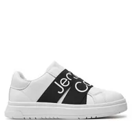 Buty dla chłopców - Sneakersy Calvin Klein Jeans V3X9-80869-1355 M White/Black X002 - miniaturka - grafika 1