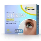 Wzrok i słuch - GoldFarmex GoldFarmex Luteina Naoko 40 mg 30 kapsułek 3745141 - miniaturka - grafika 1