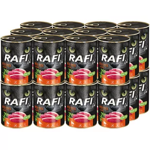 Mokra karma dla kota RAFI z kaczką puszki 24 x 400 g - Mokra karma dla kotów - miniaturka - grafika 1