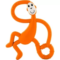 Gryzaki dla dzieci - M.Monkey Gryzak dla dzieci tańcząca małpka z szczoteczką pomarańczowa - miniaturka - grafika 1