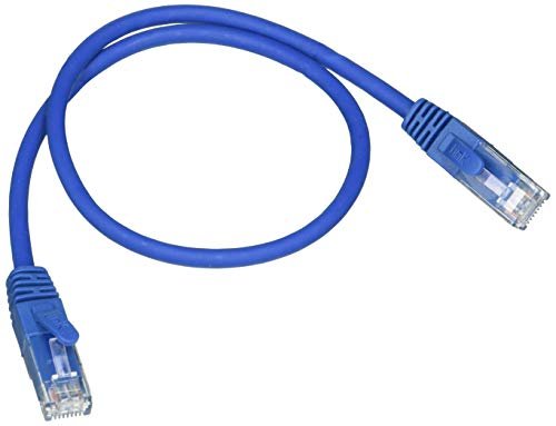 Kabel sieciowy kategoria 6 A nieekranowany UTP AWG24 kolor niebieski bezhalogenowy m 0,5