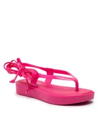 Sandały damskie - Melissa Sandały Melissa Unique Strap + Camila Coutinho 33658 Różowy - miniaturka - grafika 1
