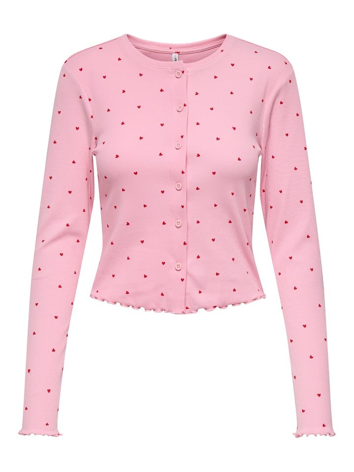 ONLY Kardigan w kolorze jasnoróżowym