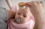 Szczotki do włosów dla dzieci - Lulaby, Szczotka z naturalnego włosia, Smiley Maker - miniaturka - grafika 1
