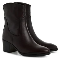 Botki damskie - Botki damskie Marco Tozzi 2-25360-43 594 BORDEAUX ANTIC R.37 - miniaturka - grafika 1