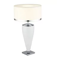 Lampy stojące - Argon Lampka biurkowa LORENA 367 1pł biały Chrom - miniaturka - grafika 1