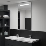 Lustra - vidaXL Ścienne lustro łazienkowe z LED, 60 x 100 cm - miniaturka - grafika 1